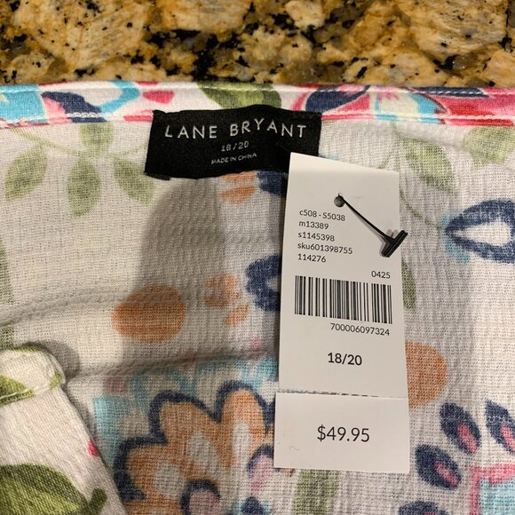Lane Bryant Floral Blouse - Picture 3 of 3